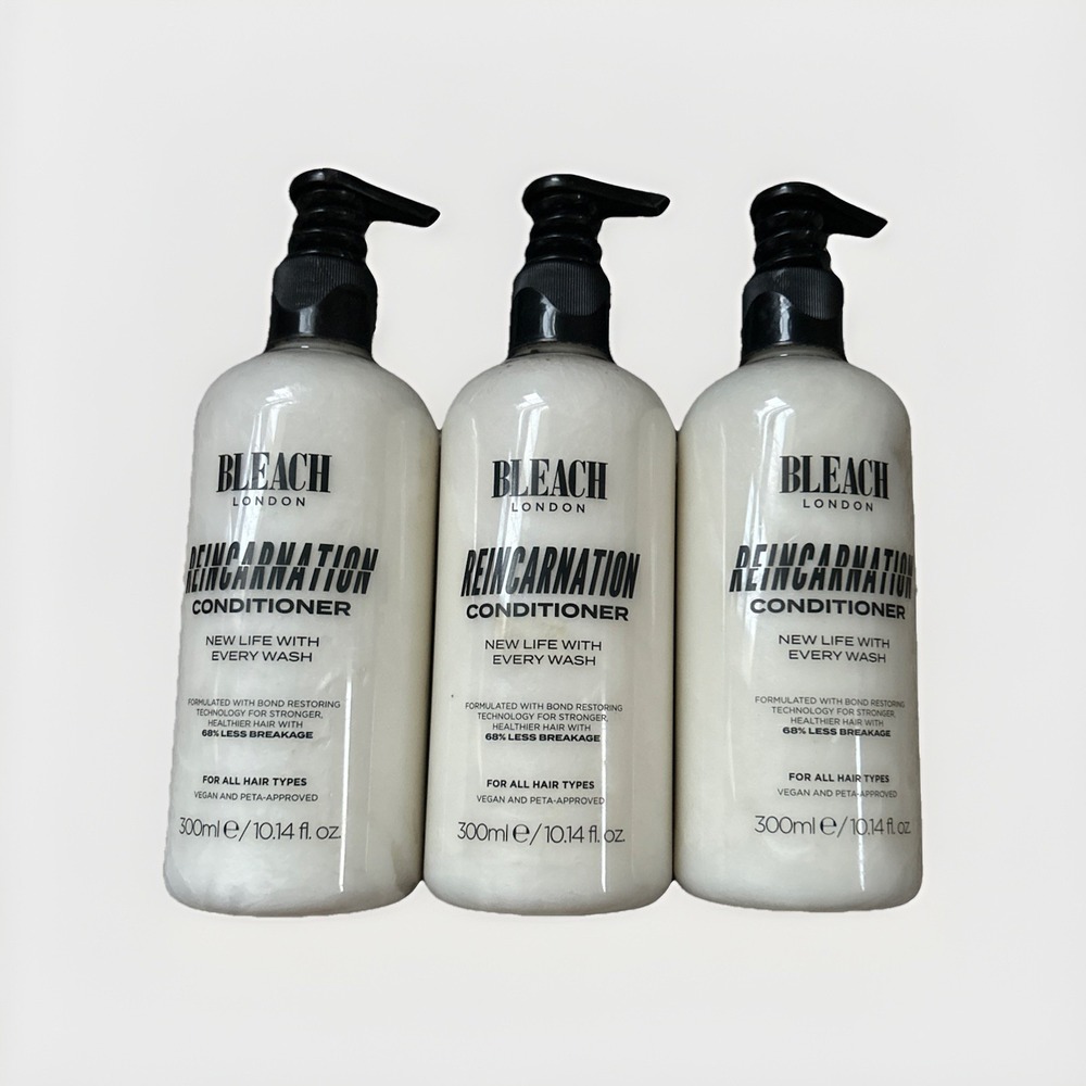 Bleach London Reincarnation Bond Restoring Conditioner 10.14 oz 3 pack